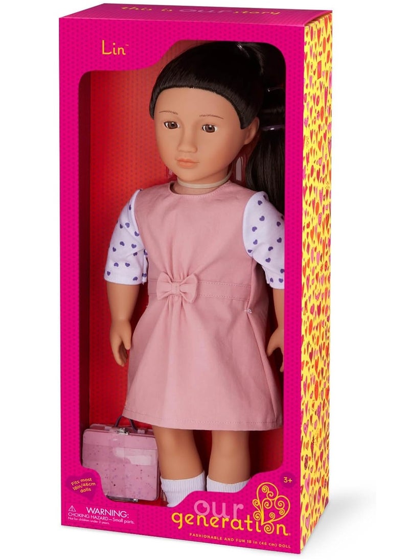 Our Generation Our Generation Lin Doll with School Lunch Box  - Image 3