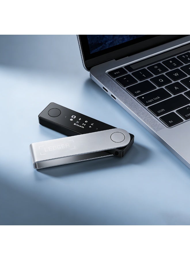 ليدجر محفظة ليدجر نانو إكس للأصول الرقمية مع بلوتوث ومنفذ USB-C باللون الأسود - Image 4