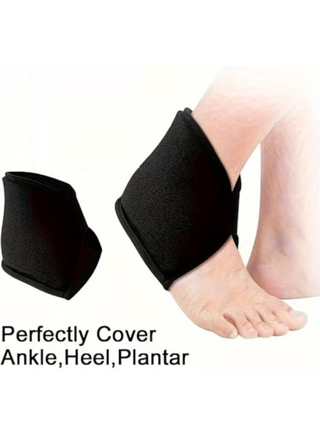 Solid Gel Ankle Support Brace for Pain Relief - Dual Hot & Cold Compress Therapy - Ergonomic Physiotherapy Wrap for Injury Recovery, Swelling & Ankle Repair - Flexible Comfort Design - Image 5