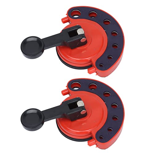CHICIRIS Hole Saw Jig Fixture, 2PCS Drill Bit Guide with Vacuum Suction Base for Tile Glass - Image 1
