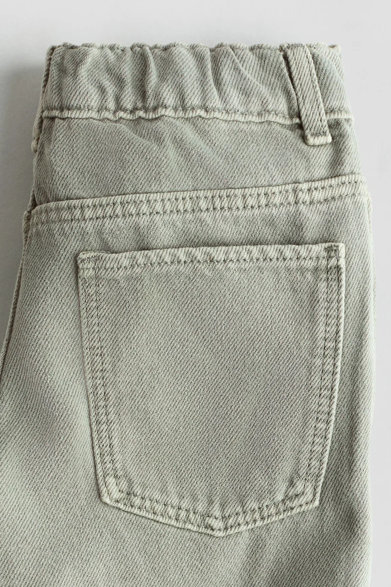 H&M Tapered cotton-blend jeans