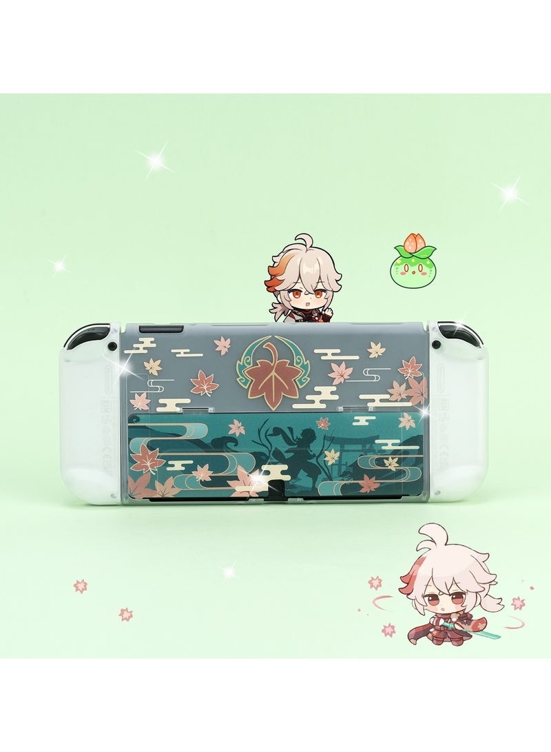 general Genshin Impact Kaedehara Kazuha Case Slim case compatible with Nintendo Switch OLED and Joy Con - shock-absorbing and scratch-resistant skin case for OLED Switch - Image 2