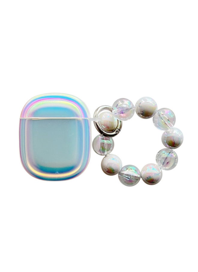 Generic - Laser For Apple AirPods Pro2 Bluetooth Wireless Headset Cover 1/2/3 Generation Soap Soft Case With Chain-Color:Soap Laser + Chain-Applicable Model:airpods Pro2 Generation - Image 1