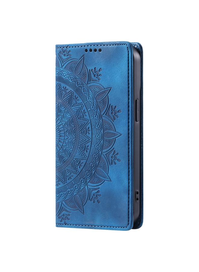 اس-توب جراب هاتف iPhone XR من الجلد المغناطيسي المنقوش على شكل توتيم - Image 2