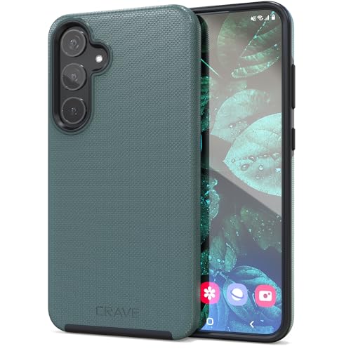 Crave Dual Guard for Samsung Galaxy S24 Plus Case, Shockproof Protection Dual Layer Case for Samsung Galaxy S24 Plus - Forest Green - Image 1