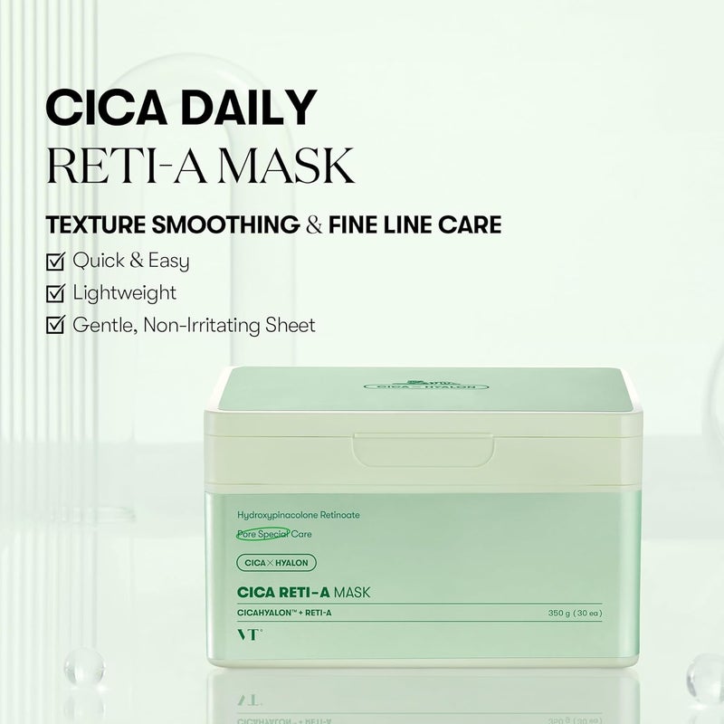 VT Cosmetics CICA Reti-A Mask Sheet - 30 Pieces - Image 2