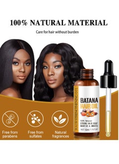 Mysense Mysense Batana Natural Hair Growth Oil with Organic Castor & Coconut Oils for Women and Men, Moisturizing & Strengthening Serum for Scalp & Hair Care  - Image 3