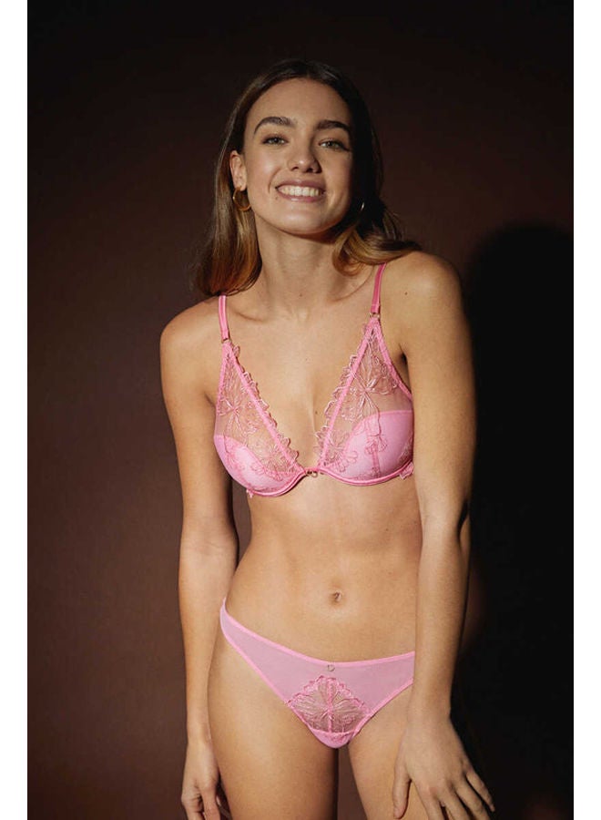 women'secret Embroidered tulle classic briefs - Image 3