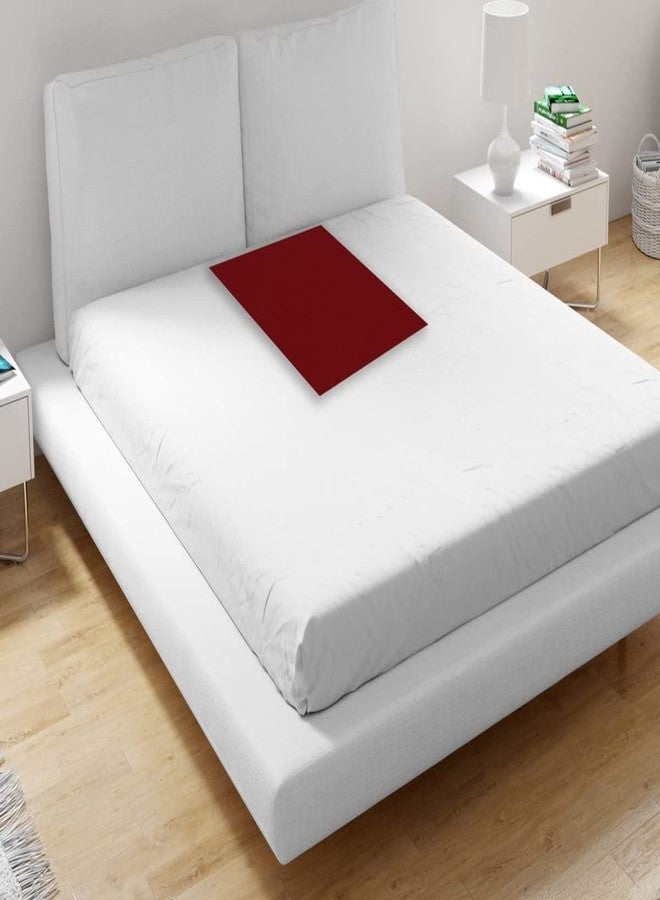 Mopak Decor ملاءة موباك ديكور للأطفال الجافة/ملاءة امتصاص البول/فرش نوم بدون حفاضات/واقي مرتبة/واقي سرير، ملاءة للكبار - مقاس كبير/لون عنابي (عبوة من قطعة واحدة)، 40 بوصة × 56 بوصة - Image 4
