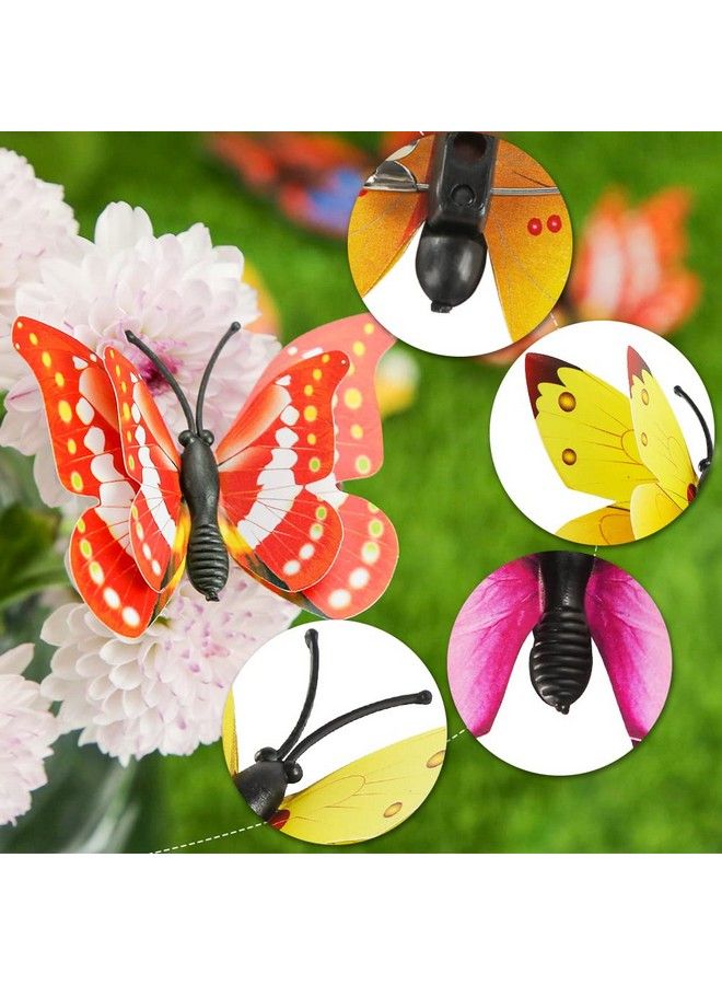VGoodall Butterfly Hair Clips，50Pcs Colorful Butterfly Barrettes Butterfly Decoration 3D Butterflies Lawn For Diy Kids Teens Women Hair Accessories Party Favors Wedding Birthday - Image 5