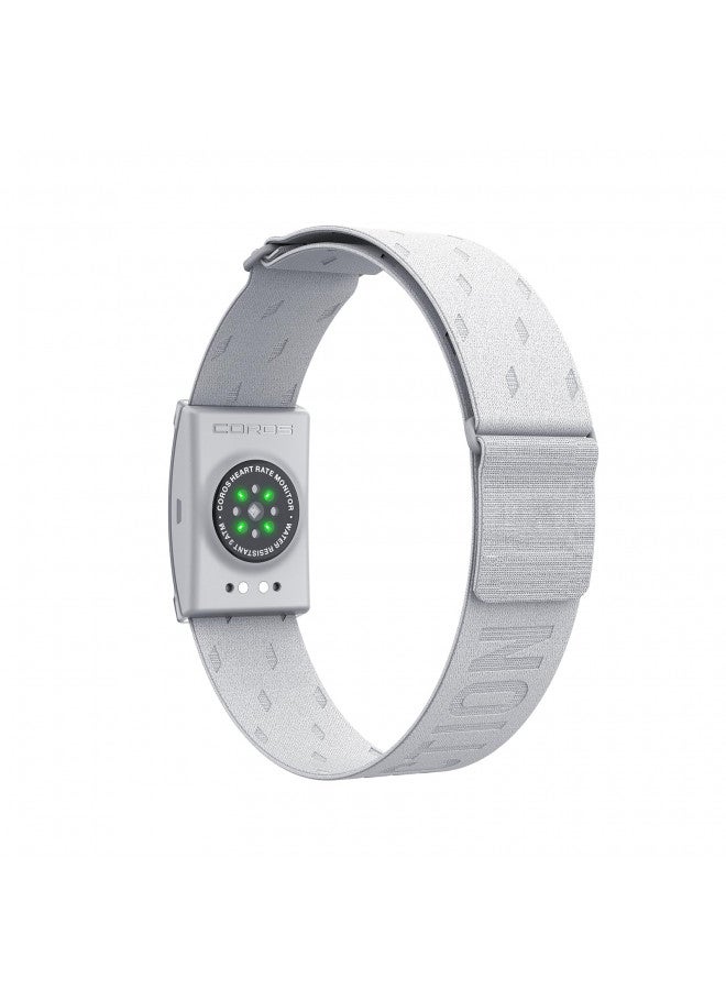 COROS Heart Rate Monitor, Comfort, Easy to wear, Auto-wear Detection, Advanced Sensor, Precise Data, Bluetooth, 38 Hours Battery Life, Compatible with up to 3 Connections, for Run and Bike-Grey - Image 2