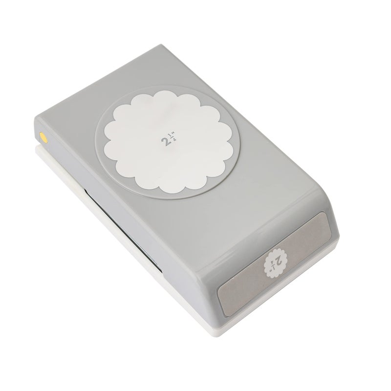 EK tools 2.25-Inch Scallop Circle Punch, Large, New Package, White - Image 1