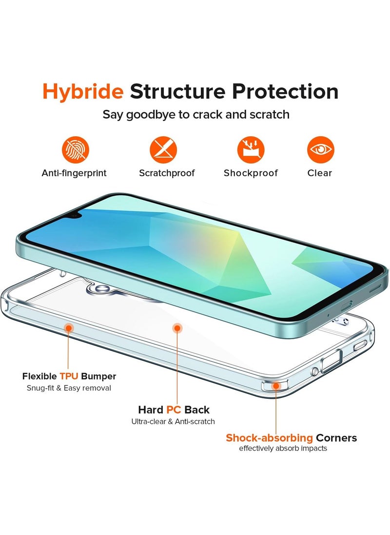 Generic Crystal Clear Case for Samsung Galaxy A16 (4G/5G) - High-Grade Drop Protection  - Image 2