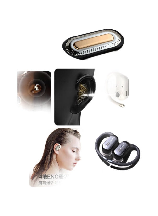 Newmine سماعات بلوتوث مفتوحة بأسلوب عظام التوصيل مع عزل صوتي - Image 2