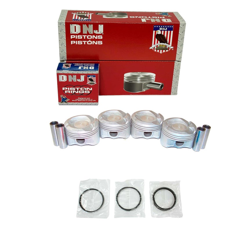 DNJ PRK949 Piston and Ring Kit For 20012006 Scion Toyota Echo xA xB 15L L4 DOHC 16V Naturally Aspirated 1NZFE