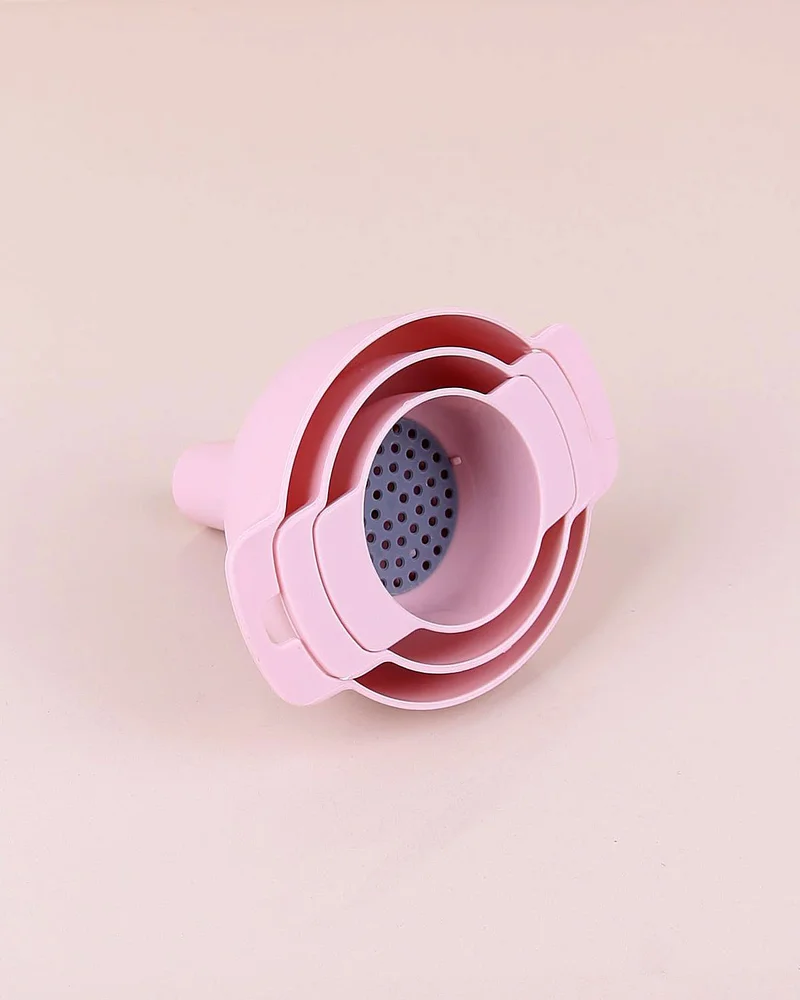 Rennway 3-Piece Funnel Set with Strainer