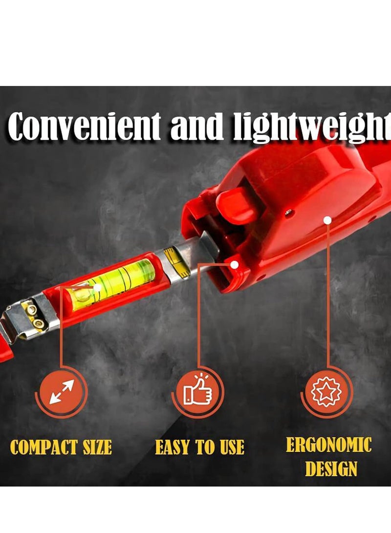 كيلا أداة تعليق الصور متعددة الأغراض، حامل الصور، مسطرة تسوية إطار الصورة، أداة محمولة لتسوية الصور وتعليقها، مثالية لتعليق الصور والمرايا وأجهزة التلفاز والأرفف - Image 5