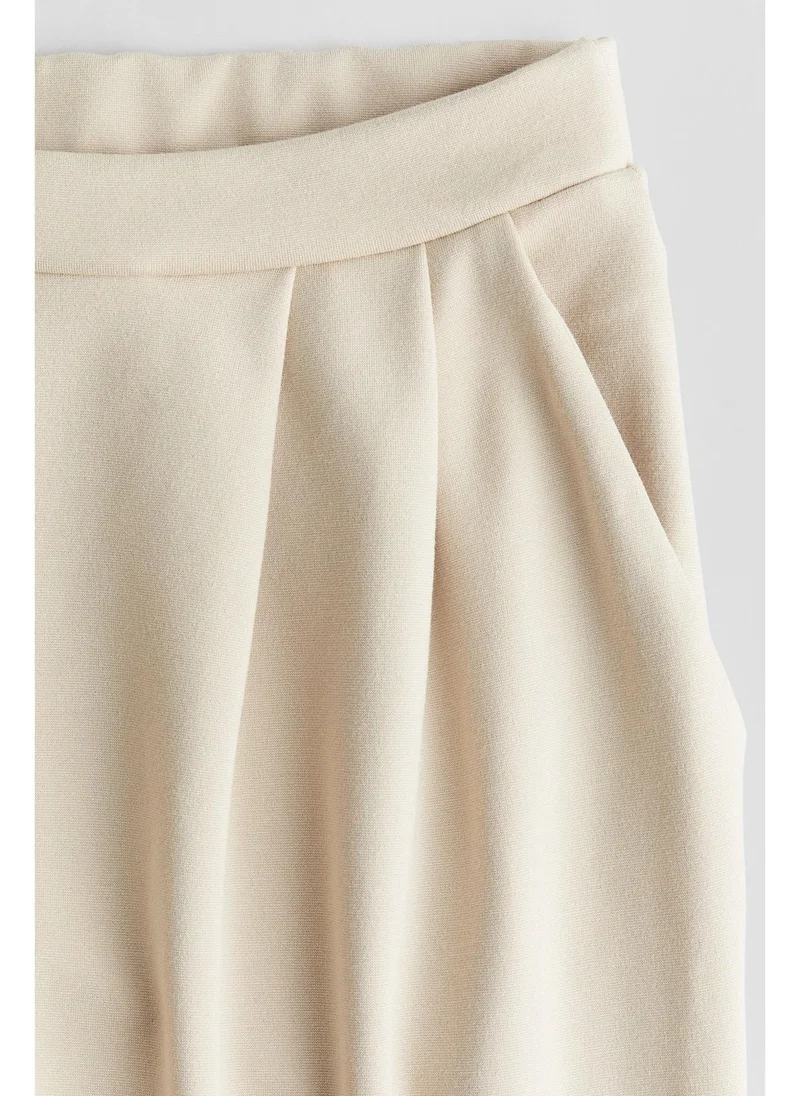 اتش اند ام Heavy jersey trousers