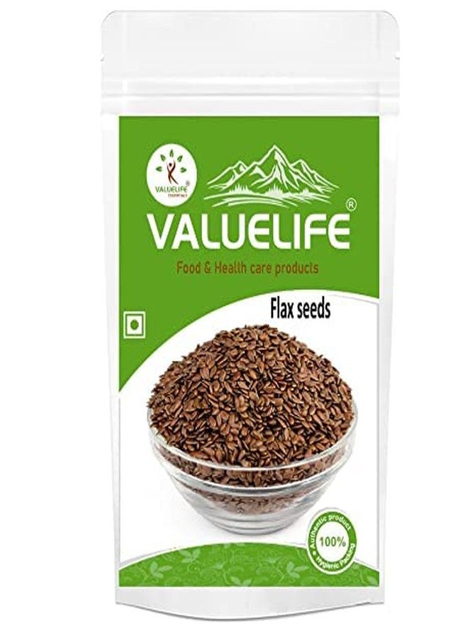 Value Life Essentials Valuelife Flax Seeds Brown - 500g - Image 1