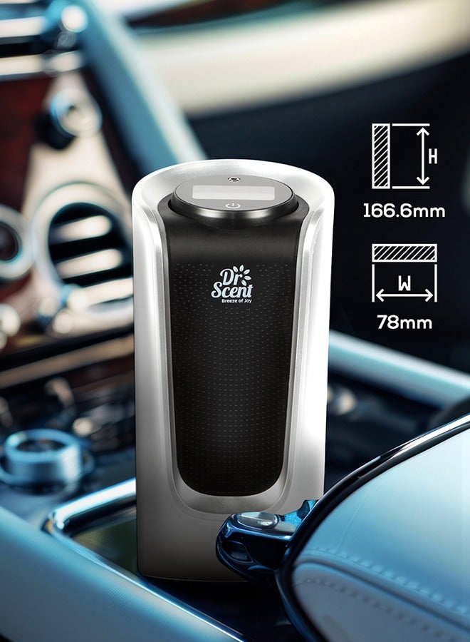 دكتور سينت موزع الروائح الرقمي للسيارة Dr Scent Breeze of Joy (أسود) - أضف حياة جديدة إلى سيارتك ومحيطك | الرفيق المثالي للموزع الذي يرفع حواسك ومساحتك | يدعم البلوتوث والتطبيق وWi-Fi وGoogle Home - Image 2