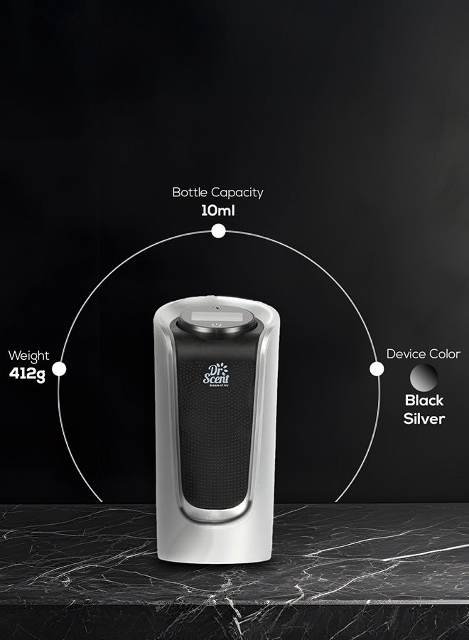 دكتور سينت موزع الروائح الرقمي للسيارة Dr Scent Breeze of Joy (أسود) - أضف حياة جديدة إلى سيارتك ومحيطك | الرفيق المثالي للموزع الذي يرفع حواسك ومساحتك | يدعم البلوتوث والتطبيق وWi-Fi وGoogle Home - Image 3