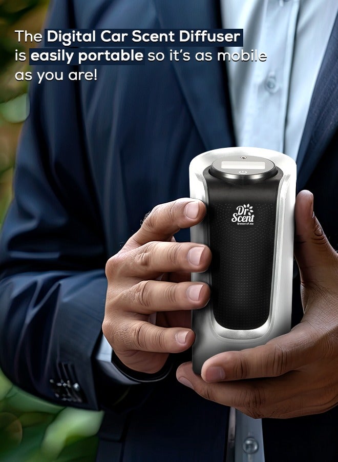 دكتور سينت موزع الروائح الرقمي للسيارة Dr Scent Breeze of Joy (أسود) - أضف حياة جديدة إلى سيارتك ومحيطك | الرفيق المثالي للموزع الذي يرفع حواسك ومساحتك | يدعم البلوتوث والتطبيق وWi-Fi وGoogle Home - Image 5