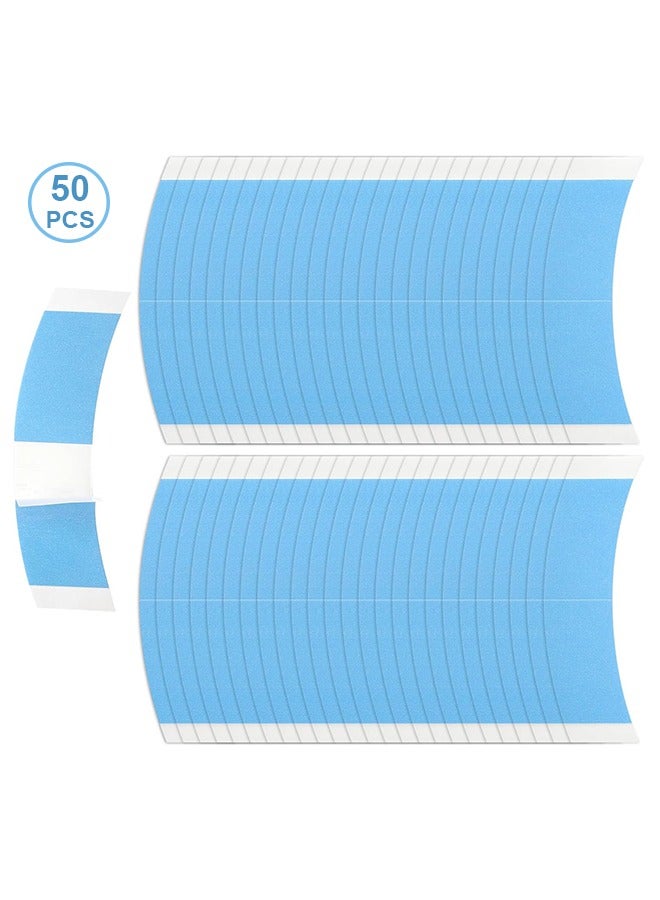 50Pcs Double Sided Wig Tape for Wigs, Waterproof Lace Wigs Adhesive Tape, Wig Tape for Lace Wigs Hairpiece Wig Tape, Hair Wig Tape for Wigs, Toupees Hairpiece and Hair Extension - Image 1