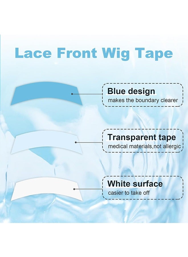 50Pcs Double Sided Wig Tape for Wigs, Waterproof Lace Wigs Adhesive Tape, Wig Tape for Lace Wigs Hairpiece Wig Tape, Hair Wig Tape for Wigs, Toupees Hairpiece and Hair Extension - Image 5