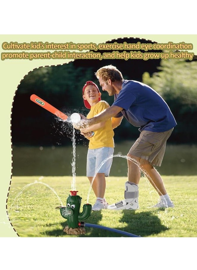 عام طفل 4 ر الكرة مجموعة في الهواء الطلق 2 في 1 الرش الصيف في الهواء الطلق معدات اللعب الفتيان الفتيات الكرة لعبة موصل الخرطوم - Image 5