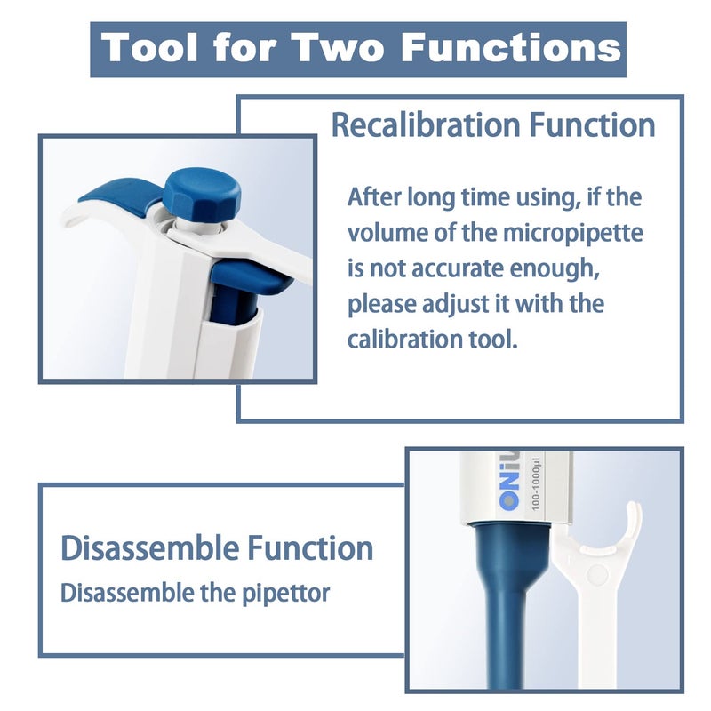 ONiLAB 2-10ML Lab Micropipette, Single Channel Pipette,Adjustable Volume Pipette, Micro Pipettes, High Precision Pipettor,Autoclavable - Image 4