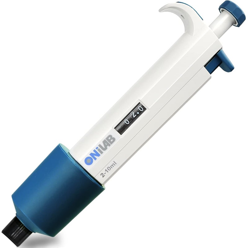ONiLAB 2-10ML Lab Micropipette, Single Channel Pipette,Adjustable Volume Pipette, Micro Pipettes, High Precision Pipettor,Autoclavable - Image 1