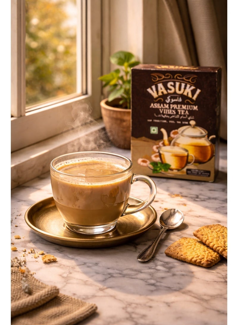 Vasuki Strong Karak Chai – Assam Tea Powder | Indian Cutting Chai Taste | Vasuki Premium Tea - Image 5