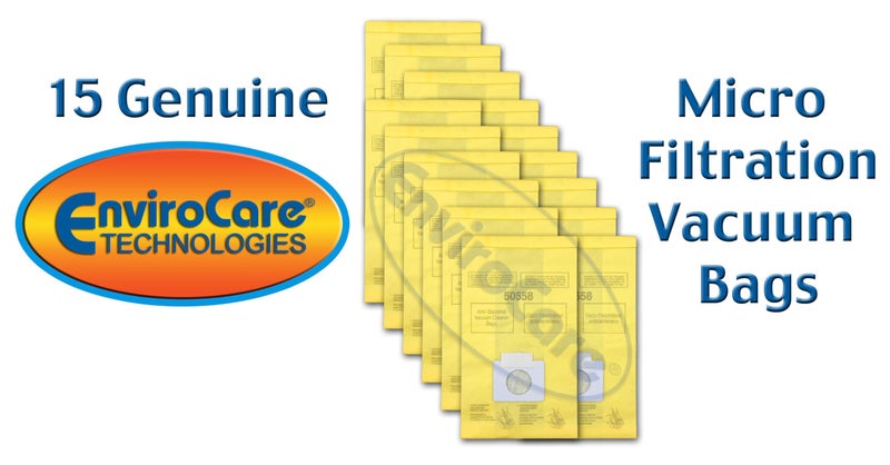 ENVIROCARE أكياس مكنسة كهربائية بديلة من إنفايروكير متوافقة مع مكنسة كينمور من النوع C/Q. 5055، 50557 و 50558 ومكنسات باناسونيك من النوع C-5، 15 حزمة - Image 3