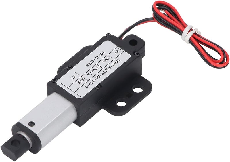 Aramox Compact 20mm Stroke Electric Linear Actuator 24V for Industrial Machinery and Robotic Arms - Image 1