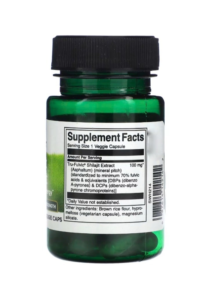 سوانسون مستخلص شيلاجيت 100 مجم 30 كبسولة نباتية - Image 2