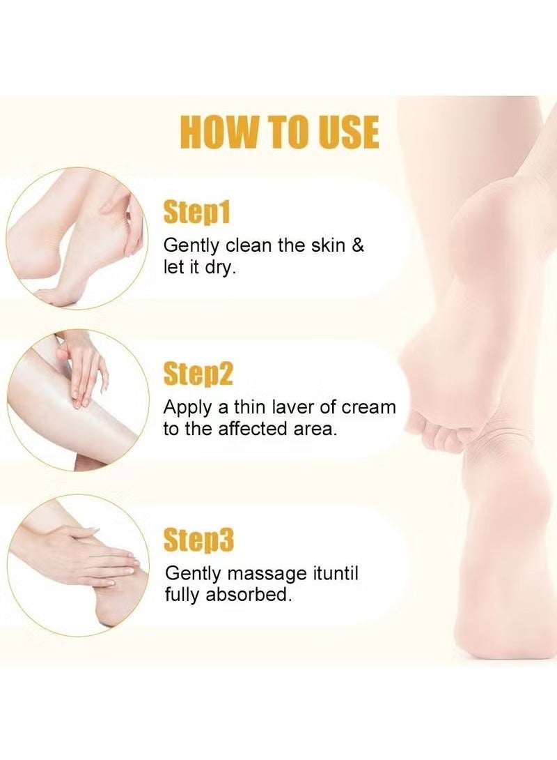LANEMAY Hydrating Urea Foot & Hand Cream, 60% Urea with 2% Salicylic Acid for Dry Cracked Skin, Moisturizing Repair Lotion for Feet, Elbows, Knees, and Hands, Non-Greasy, Fast Absorbing, Daily Care Cream - Image 5