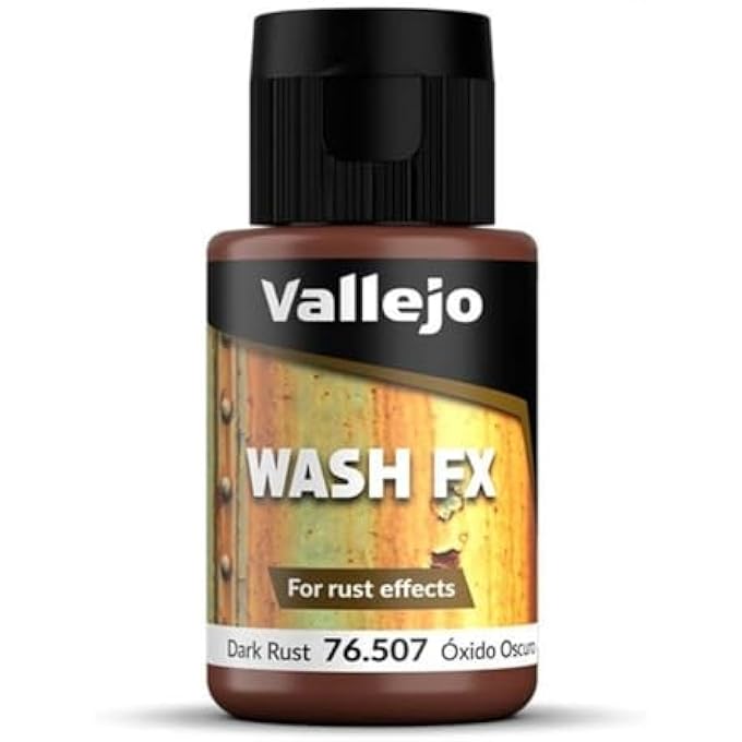 Vallejo 76.507 MODEL WASH PAINT 35 ML, DARK RUST - Image 1