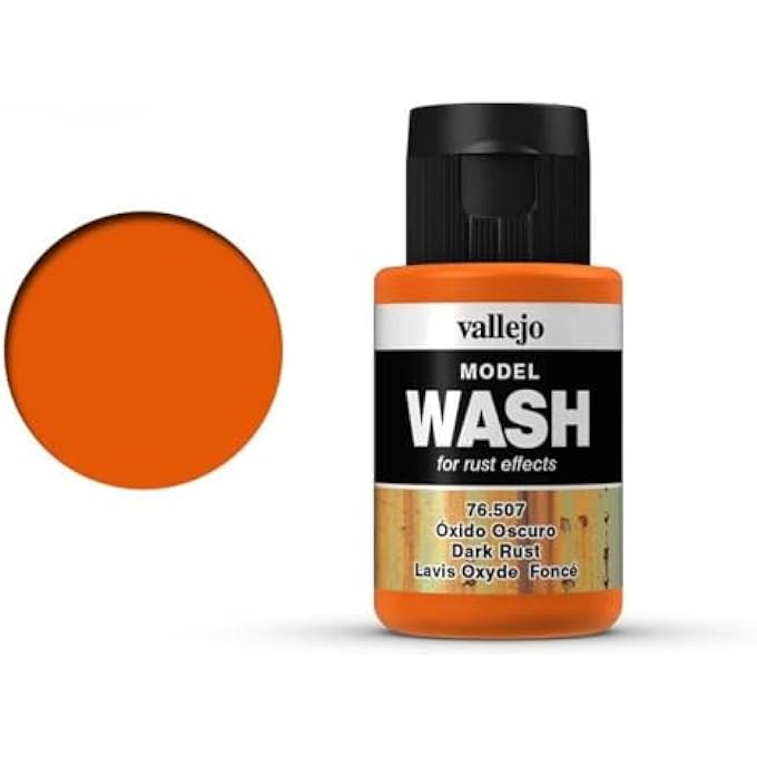 Vallejo 76.507 MODEL WASH PAINT 35 ML, DARK RUST - Image 4