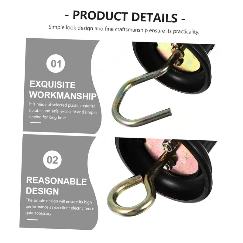 Practical versatile construction Insulated Electric Fence Handle Durable Plastic Gate Accessory for Farms Easy to Install Reliable and Safe for Livestock Fencing All usage compatible - Image 5