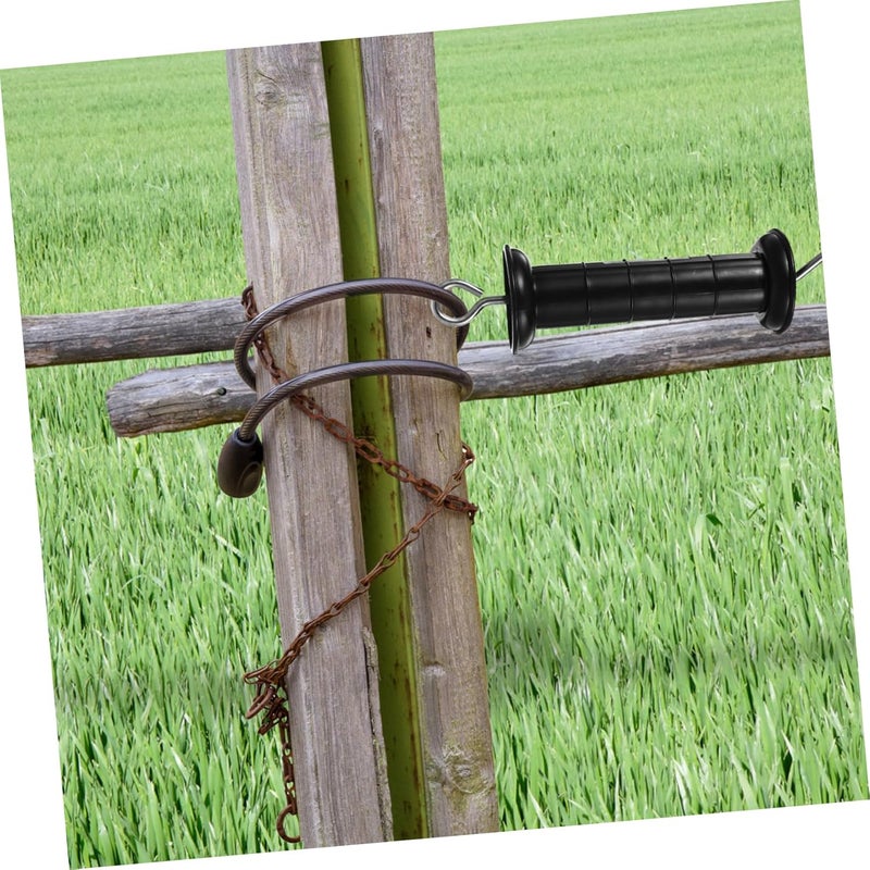 Practical versatile construction Insulated Electric Fence Handle Durable Plastic Gate Accessory for Farms Easy to Install Reliable and Safe for Livestock Fencing All usage compatible - Image 4
