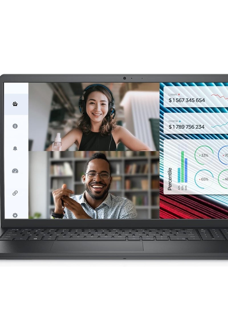 Vostro 3520 (Upgraded Version) Laptop-12th Intel Core I3-1215U- 4GB RAM, 256GB SSD, Intel UHD Graphics, 15.6â€³ FHD (1920 X 1080) 120Hz , Ubuntu English/Arabic Carbon Black