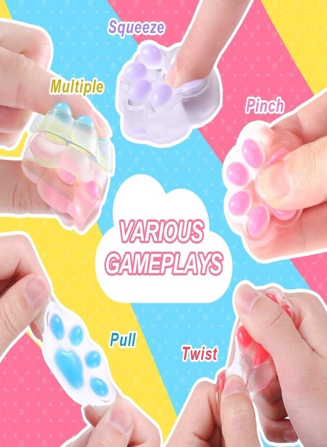 ANAB GI لعبة ANAB GI Kawaii Squishy Paw Squeeze Stress Anxy Relief Toy (قطعة واحدة) - Image 4