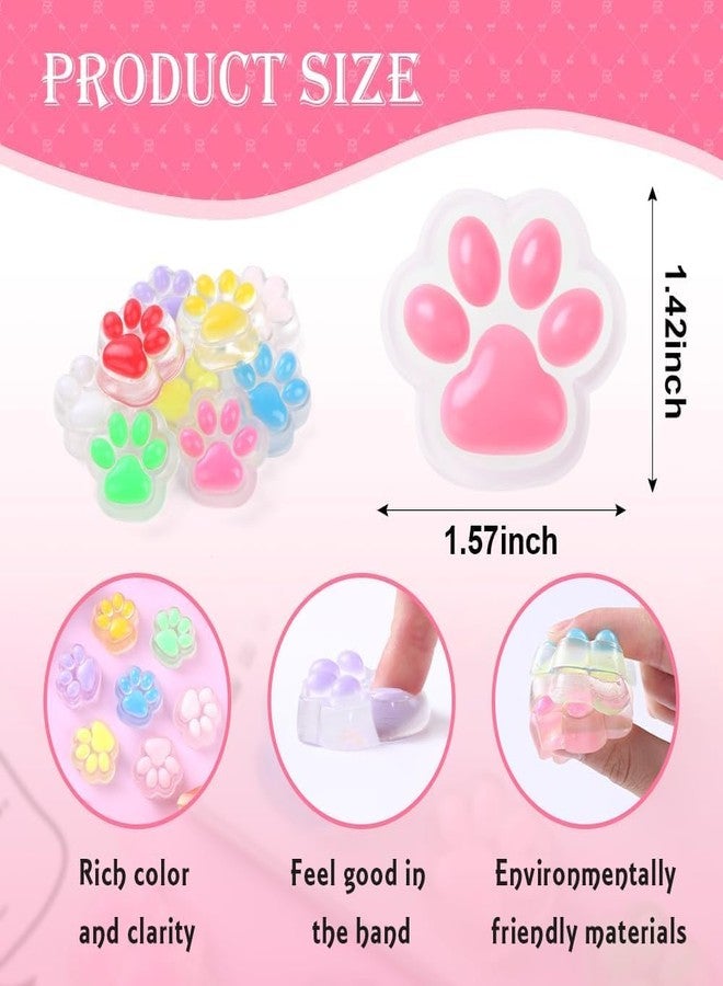 ANAB GI لعبة ANAB GI Kawaii Squishy Paw Squeeze Stress Anxy Relief Toy (قطعة واحدة) - Image 3