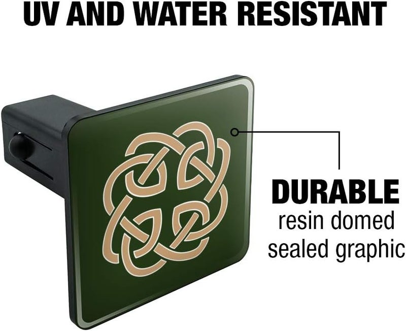 GRAPHICS & MORE Celtic Knot Love Eternity Tow Trailer Hitch Cover Plug Insert 1 1/4 inch (1.25") - Image 2