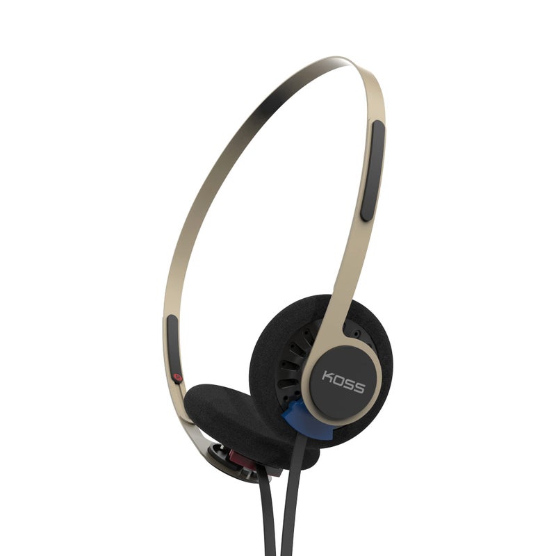 Koss KPH40 Utility On-Ear Headphones, Detachable Interchangeable Cord System, Ultra Lightweight Design (Rhythm Beige) - Image 2