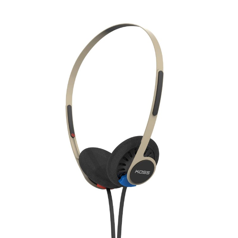 Koss KPH40 Utility On-Ear Headphones, Detachable Interchangeable Cord System, Ultra Lightweight Design (Rhythm Beige) - Image 1