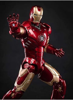 General Marvel's Avengers Iron Man Mark 3 Battle Damaged Edition - 7 Inch Deluxe Painting, 20 Joint Mobile Figure, 10th Anniversary Collector's Edition  - Image 2