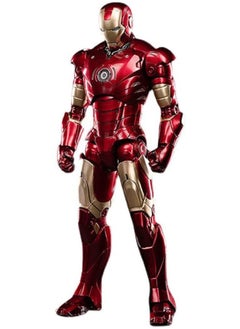 General Marvel's Avengers Iron Man Mark 3 Battle Damaged Edition - 7 Inch Deluxe Painting, 20 Joint Mobile Figure, 10th Anniversary Collector's Edition  - Image 1