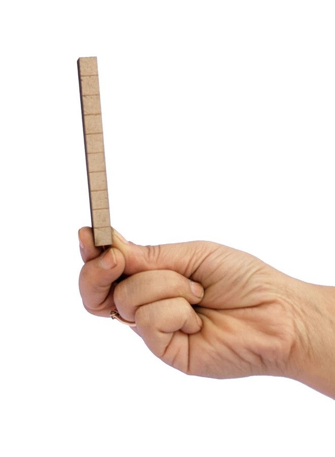 StepsToDo Base Ten Blocks Kit with Place Value Mats and Instruction Manual. Math Manipulative for Kids.Teach Number Concepts and Place Value (Only Tens Roads) - Image 1