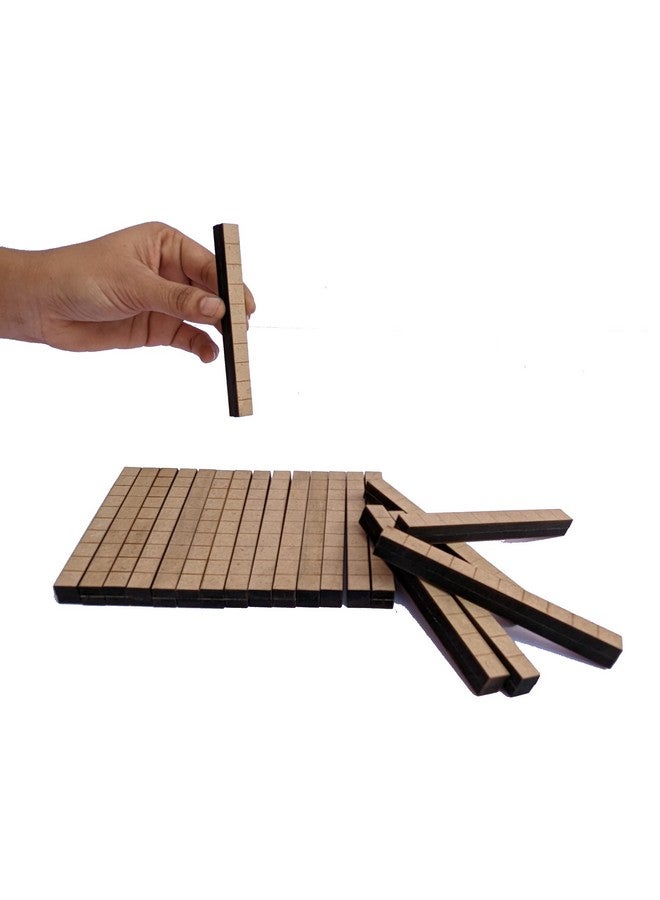 StepsToDo Base Ten Blocks Kit with Place Value Mats and Instruction Manual. Math Manipulative for Kids.Teach Number Concepts and Place Value (Only Tens Roads) - Image 2